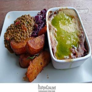 vegan lasagne bake at InSpiral Lounge in North West London