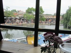 view from restaurant at InSpiral Lounge in North West London