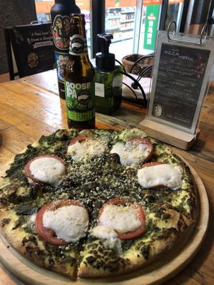 Pesto Cashew Mozzarella Margherita 🍕  at Pizza Street - Putuo District in Shanghai