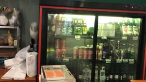 Beer selection at Pizza Street - Putuo District in Shanghai