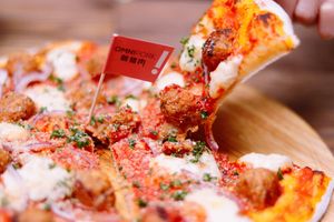 omnipork at Pizza Street - Putuo District in Shanghai
