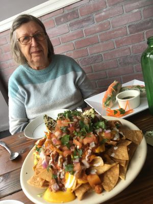 Nachos & Rice Paper  Rolls at Arles and Boggs  in Wallingford