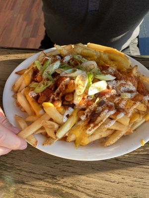 chili fries at Arles and Boggs  in Wallingford