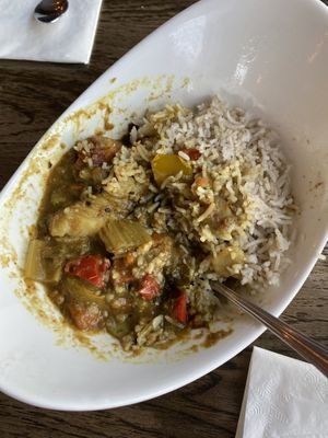 the curry (should not be ordered) at Arles and Boggs  in Wallingford