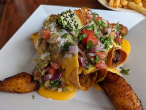 Loaded Taquitos at Arles and Boggs  in Wallingford
