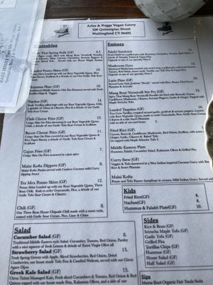 Menu at Arles and Boggs  in Wallingford