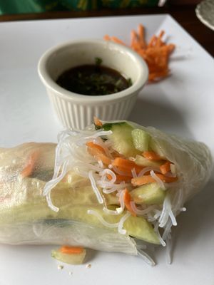Spring rolls inside- highly recommend!  at Arles and Boggs  in Wallingford