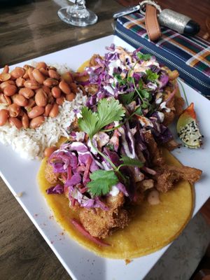 Cauliflower Tacos at Arles and Boggs  in Wallingford