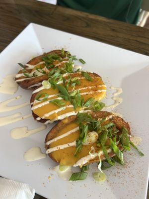 Potato skins  at Arles and Boggs  in Wallingford