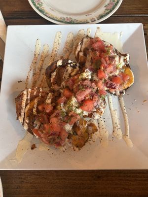 Potato skins at Arles and Boggs  in Wallingford
