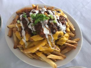 Chili Cheese Fries at Arles and Boggs  in Wallingford