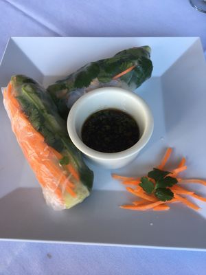 Spring rolls at Arles and Boggs  in Wallingford