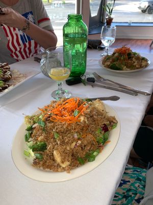 Family member meals at my birthday dinner. 5 at Arles and Boggs  in Wallingford