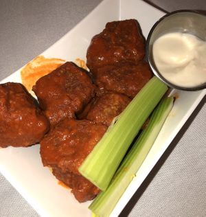 Buffalo Chick’n bites.... o m g 🤤 at Arles and Boggs  in Wallingford
