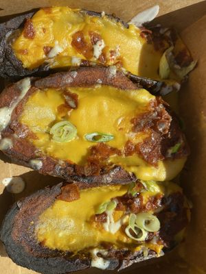 Loaded Potato Skins  at Arles and Boggs  in Wallingford