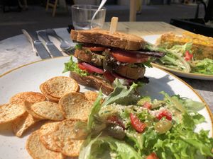 BLT sandwich at Sync-Ok in Deventer