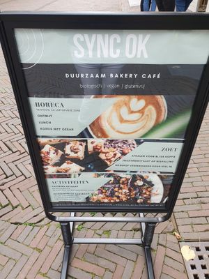 Menu at Sync-Ok in Deventer