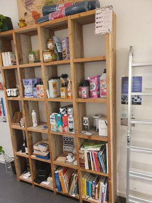 little store inside the Café at Sync-Ok in Deventer