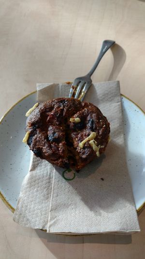 Hartige muffin at Sync-Ok in Deventer