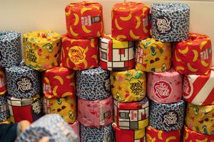 Toilet paper from ‘The good roll’ : 100% recycled👌🏻 at Sync-Ok in Deventer