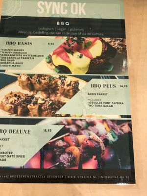 Menu can be ordered at Sync-Ok in Deventer