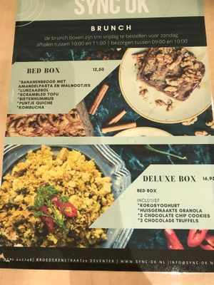 Menu can be ordered at Sync-Ok in Deventer