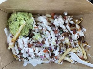Carne Asada Fries  at Veg'n out in San Diego