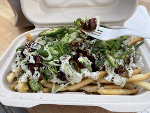 Pork Fries  at Veg'n out in San Diego