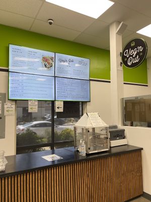 station   at Veg'n out in San Diego