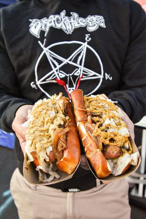 Brat at Veg'n out in San Diego