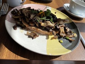 Mushrooms   at The Greenhouse in Horsforth