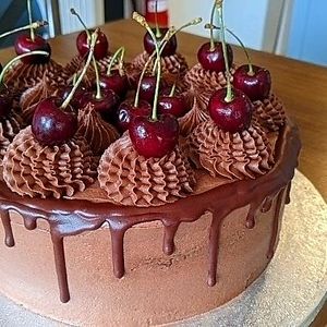 Black forest cake  at The Greenhouse in Horsforth