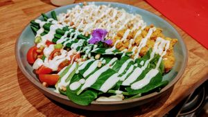Buddha bowl  at The Greenhouse in Horsforth