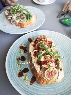 Hummus and Fig! at The Greenhouse in Horsforth