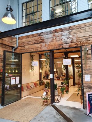 Outside - August 2020 at Sacred Grounds in Exeter