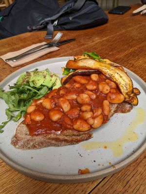 The beans are nice, too at Sacred Grounds in Exeter