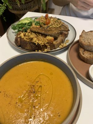   at Sacred Grounds in Exeter