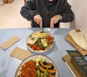Smoky Beans (bottom) and Big Ben (top)  at Sacred Grounds in Exeter