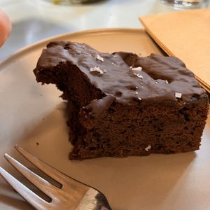 Brownie   at Sacred Grounds in Exeter