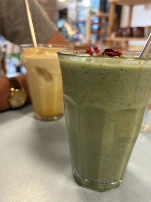   at Sacred Grounds in Exeter