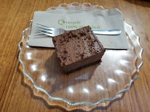 Cheesecake? at Sacred Grounds in Exeter