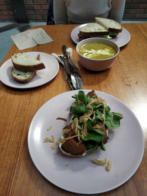 Order at Sacred Grounds in Exeter