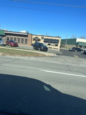Street view on Grand River Ave….front of building   at Taste of Thai in East Lansing