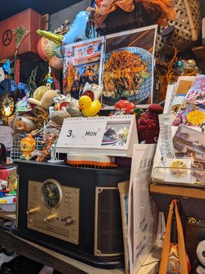 Hedgehog cage on the left! at Yasai Izakaya Genki in Tokyo