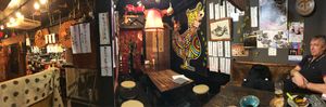 Panorama of the inside at Yasai Izakaya Genki in Tokyo