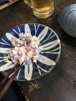 Dish from vegan menu at Yasai Izakaya Genki in Tokyo