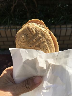 Vegan taiyaki  at Hakata Hiiragi Taiyaki in Fukuoka