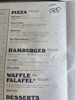 vegan main dishes   at Maus Habitos in Porto