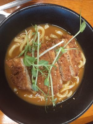 Katsu chicken curry udon at Little Beans Gourmet in Canning Vale