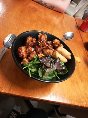 "Chicken" Kaarage Rice Bowl at Little Beans Gourmet in Canning Vale